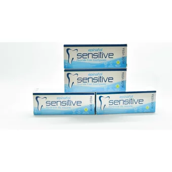 Epinafol Sensitive Sensitive Aloe Vera Organik Florürsüz Diş Macunu 4x90 gr