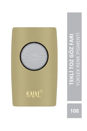 Kajal Smoked Grey Single No 108 Toz Mat Göz Farı