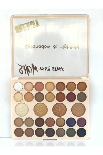 Ailey Cosmetics Rose Show Your - 32 Color Toz Işıltılı - Mat Far Paleti