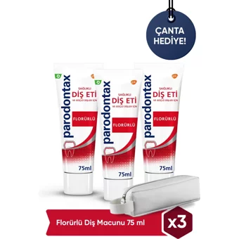 Parodontax Florürlü Diş Macunu 3x75 ml