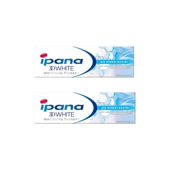 İpana 3D White Diş Minesi Bakımı Naneli Florürlü Diş Macunu 2x75 ml