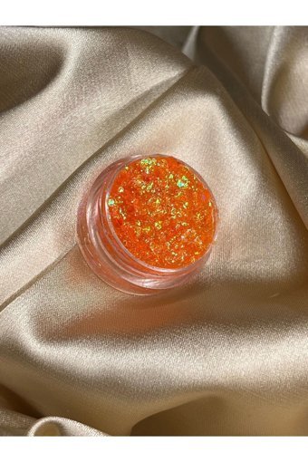 Tolstoy Orange Shiny Kalem Glitter Tekli Göz Farı
