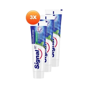 Signal Beyaz Güç Naneli Florürlü Diş Macunu 3x100 ml