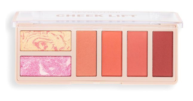 Revolution Cheek Lift Coral Dreaming Toz Işıltılı - Mat Far Paleti