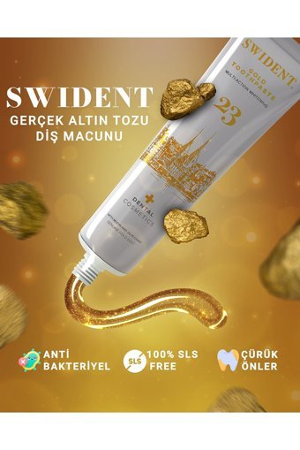 Swident Gold Florürsüz Diş Macunu 100 ml