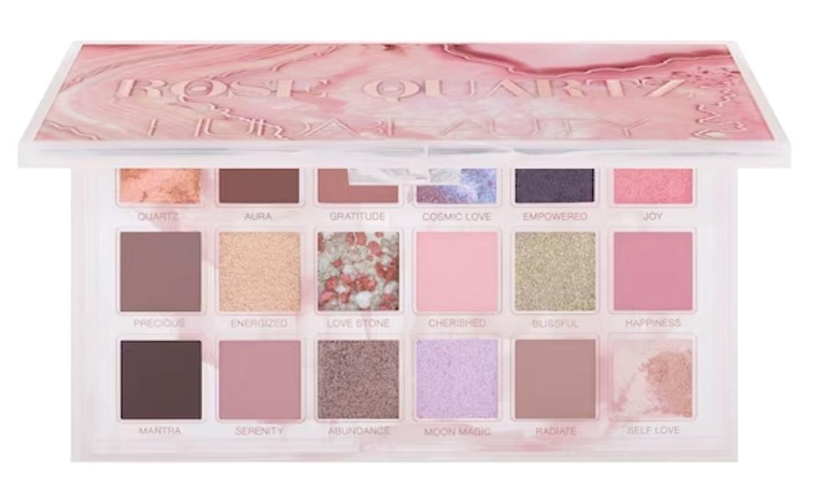 Huda Beauty Rose Quartz Toz Işıltılı - Mat Far Paleti