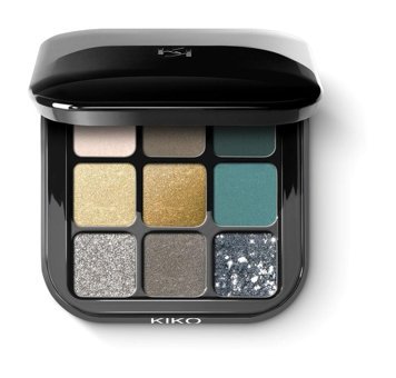 Kiko New Glamour Multi Finish 06 Green Vibes Toz Işıltılı - Mat Palet Göz Farı