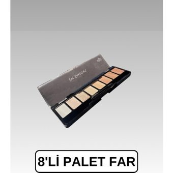 Lisabella Professional Make-Up 8 Li Far Paleti 03 Toz Mat Far Paleti