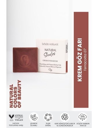 Bade Natural Terracotta 07 Toz Işıltılı Göz Farı
