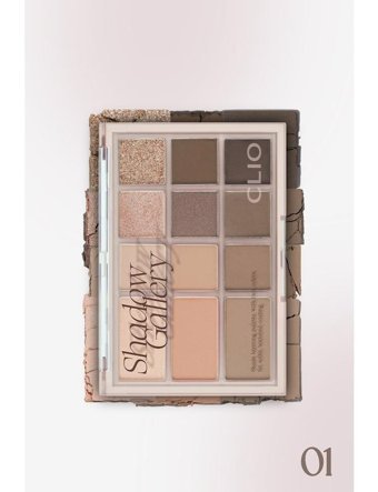 Clio 01 Shadow Gallery Likit Işıltılı - Mat Far Paleti