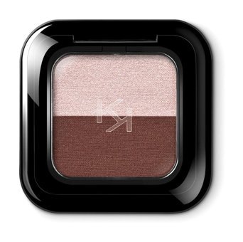Kiko New Bright Duo 09 İce Rose - Medium Brown Krem Işıltılı Palet Göz Farı