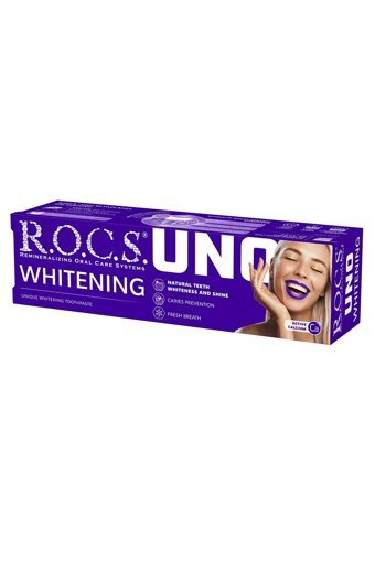 R.O.C.S. Uno Hızlı Beyazlatıcı Mango-Muz Organik Florürsüz Diş Macunu 74 gr