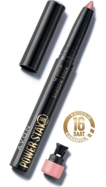 Avon Power Stay Shadow Blushing Pink Metalik Saten Göz Farı