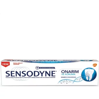 Sensodyne Onarım Sağlayan Florürlü Diş Macunu 12x75 ml