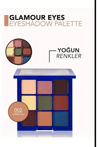 Flormar Glamour Toz Işıltılı - Mat Far Paleti