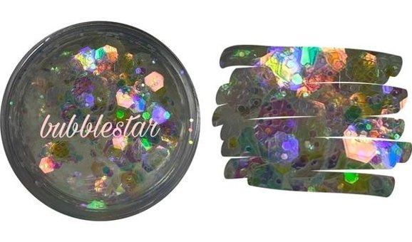 Hb Tasarım White Sim Krem Glitter Göz Farı