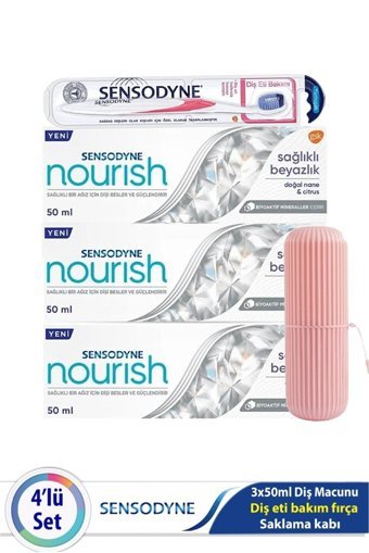Sensodyne Nourish Florürlü Diş Macunu 3x50 ml