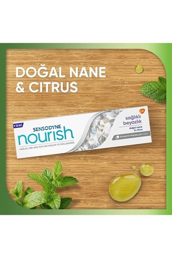 Sensodyne Nourish Florürlü Diş Macunu 3x50 ml