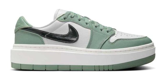 Nike Air Jordan 1 Elevate Low DH7004-300 Bağcıklı Kadın Günlük Ayakkabı Yeşil
