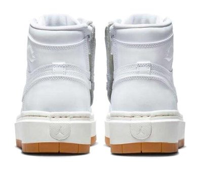 Nike Air Jordan 1 Elevate High SE FB9894-100 Bağcıklı-Fermuarlı Kadın Günlük Ayakkabı Beyaz