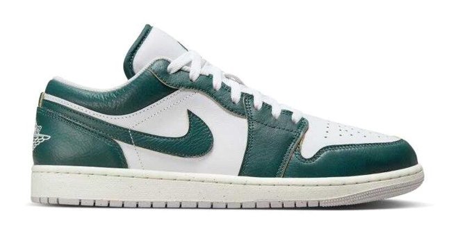 Nike Air Jordan 1 Low SE FQ7687-300 Bağcıklı Erkek Günlük Ayakkabı Petrol Yeşili
