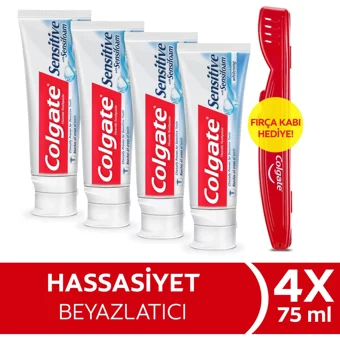 Colgate Sensitive Sensifoam Naneli Florürlü Diş Macunu 4x75 ml