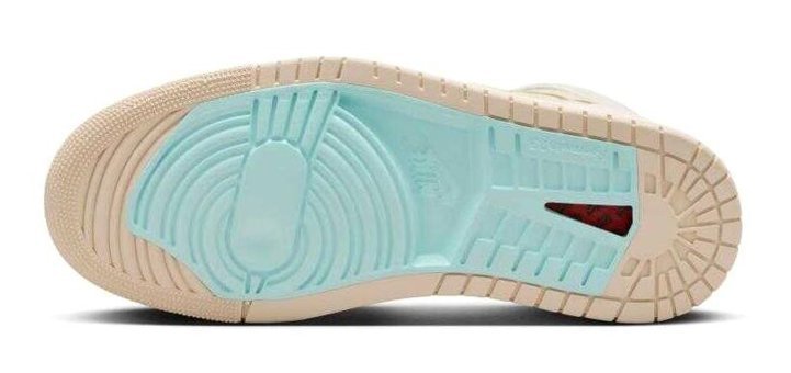 Nike Air Jordan 1 Zoom Cmft 2 DV1305-101 Bağcıklı Kadın Günlük Ayakkabı Pudra
