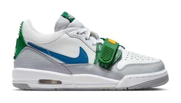 Nike Air Jordan Legacy 312 Low CD9054-140 Bağcıklı-Cırtlı Çocuk Günlük Ayakkabı Yeşil