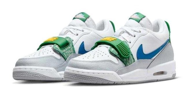 Nike Air Jordan Legacy 312 Low CD9054-140 Bağcıklı-Cırtlı Çocuk Günlük Ayakkabı Yeşil