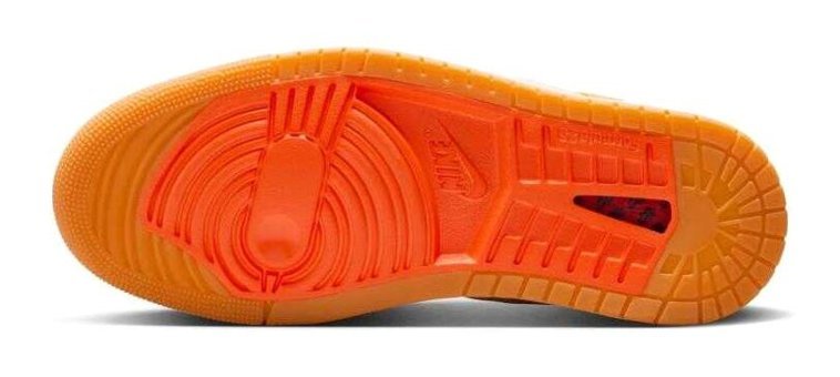 Nike Air Jordan 1 Zoom Cmft 2 FJ5743-700 Bağcıklı Kadın Günlük Ayakkabı Turuncu