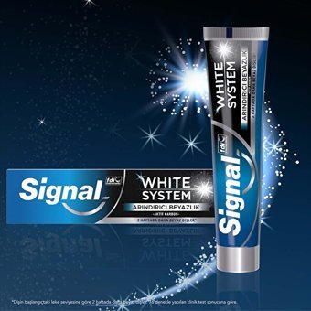 Signal White System Arındırıcı Beyazlık Naneli Florürlü Diş Macunu 75 ml