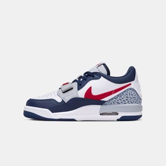 Nike Air Jordan Legacy 312 Low CD9054-164 Bağcıklı-Cırtlı Çocuk Günlük Ayakkabı Mavi
