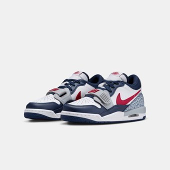 Nike Air Jordan Legacy 312 Low CD9054-164 Bağcıklı-Cırtlı Çocuk Günlük Ayakkabı Mavi