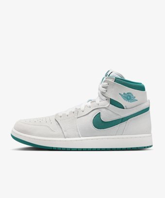 Nike Air Jordan 1 Zoom Cmft 2 DV1307-130 Bağcıklı Erkek Günlük Ayakkabı Petrol Yeşili