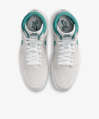 Nike Air Jordan 1 Zoom Cmft 2 DV1307-130 Bağcıklı Erkek Günlük Ayakkabı Petrol Yeşili