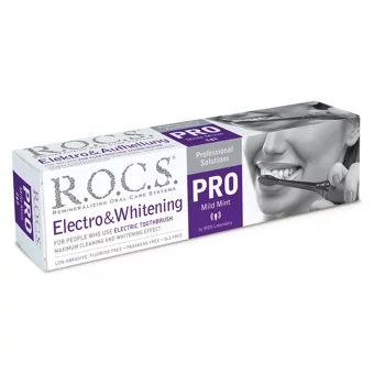 Rocs Electro & Whitening Florürsüz Diş Macunu 60 ml