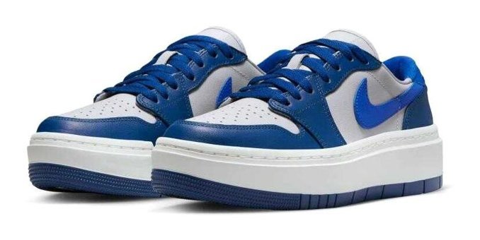 Nike Air Jordan 1 Elevate Low DH7004-400 Bağcıklı Kadın Günlük Ayakkabı Mavi