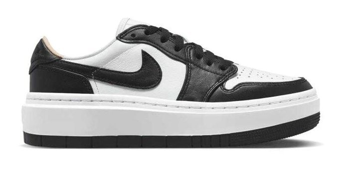 Nike Air Jordan 1 Elevate Low DH7004-109 Bağcıklı Kadın Günlük Ayakkabı Siyah