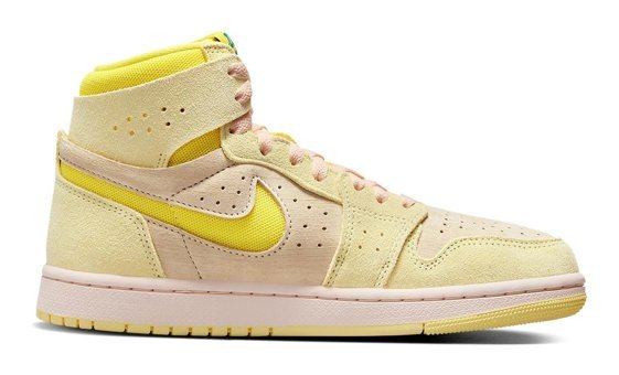 Nike Air Jordan 1 Zoom Cmft 2 DV1305-800 Bağcıklı Kadın Günlük Ayakkabı Sarı