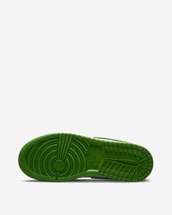 Nike Air Jordan 1 Low SE HF4779-100 Bağcıklı Çocuk Günlük Ayakkabı Yeşil