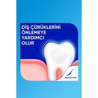 Sensodyne Tam Koruma Beyazlatıcı Naneli Florürlü Diş Macunu 2x50 ml