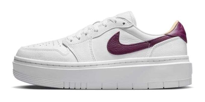 Nike Air Jordan 1 Elevate Low DH7004-162 Bağcıklı Kadın Günlük Ayakkabı Bordo