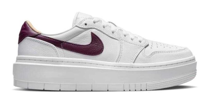 Nike Air Jordan 1 Elevate Low DH7004-162 Bağcıklı Kadın Günlük Ayakkabı Bordo