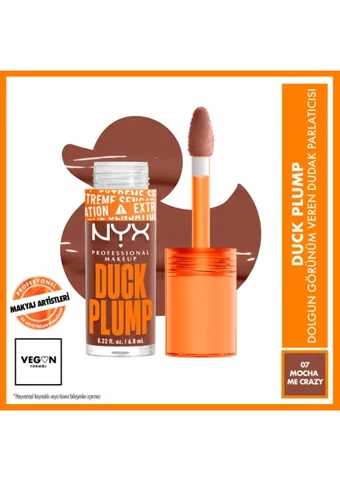 Nyx Duck Plump 07 Mocha Me Crazy Dolgunlaştırıclı Dudak Parlatıcısı