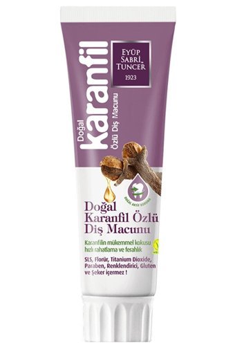 Eyüp Sabri Tuncer Karanfil Organik Florürsüz Diş Macunu 4x75 ml