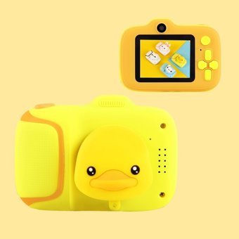 Tuomeng Ördek Mini Full HD Kompakt Dijital Fotoğraf Makinesi Sarı