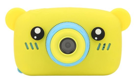 Yunseity Sevimli Ayı Mini Full HD Kompakt Dijital Fotoğraf Makinesi Sarı
