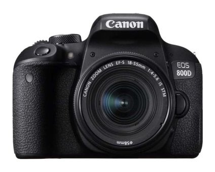 Canon Eos 800D 18-55 mm 4K DSLR Dijital Fotoğraf Makinesi Siyah
