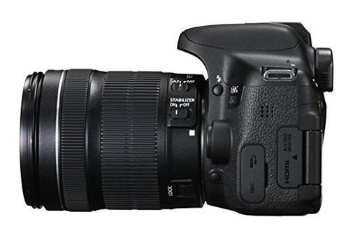 Canon Eos 750D 18-55 mm 4K DSLR Dijital Fotoğraf Makinesi Siyah