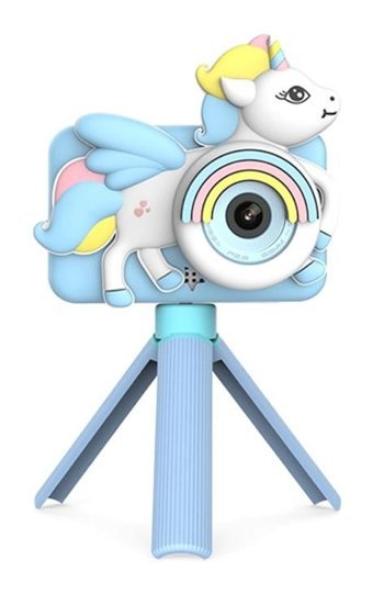 Tuomeng Küçük Canavar Mini Full HD Kompakt Dijital Fotoğraf Makinesi Mavi